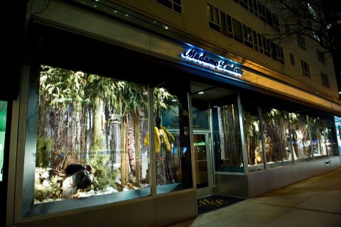 Madame Paulette Winter Window NYC