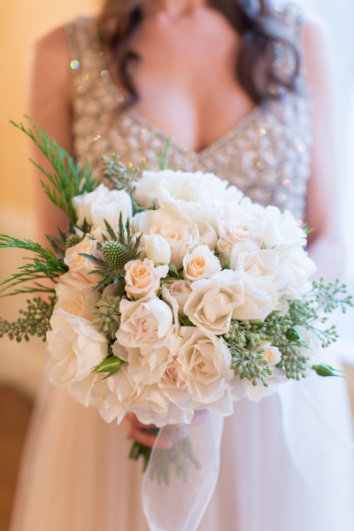 winter bridal bouquet